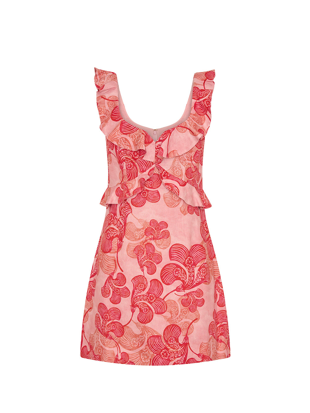 Riviera Ruffle Mini Dress