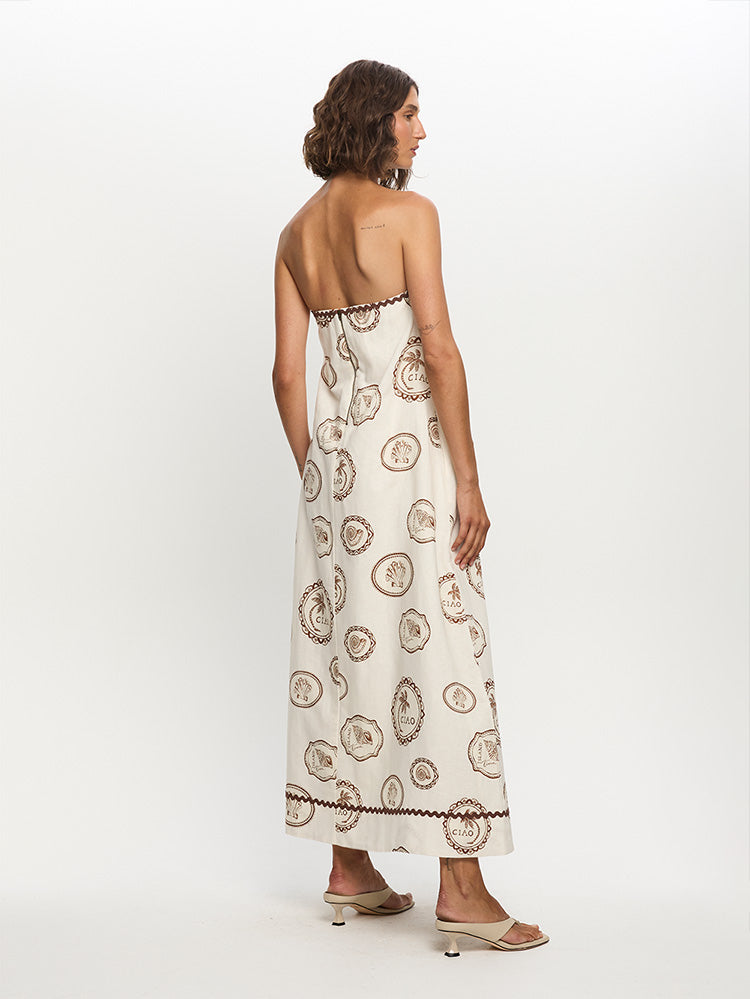 Ciao Strapless Maxi Dress