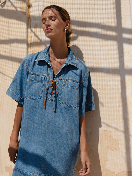 Evie Denim Dress