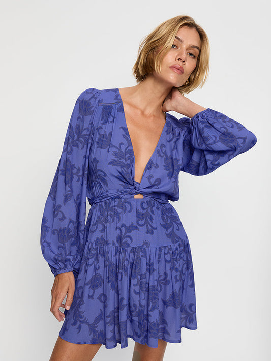 Jamie Tie Front Mini Dress