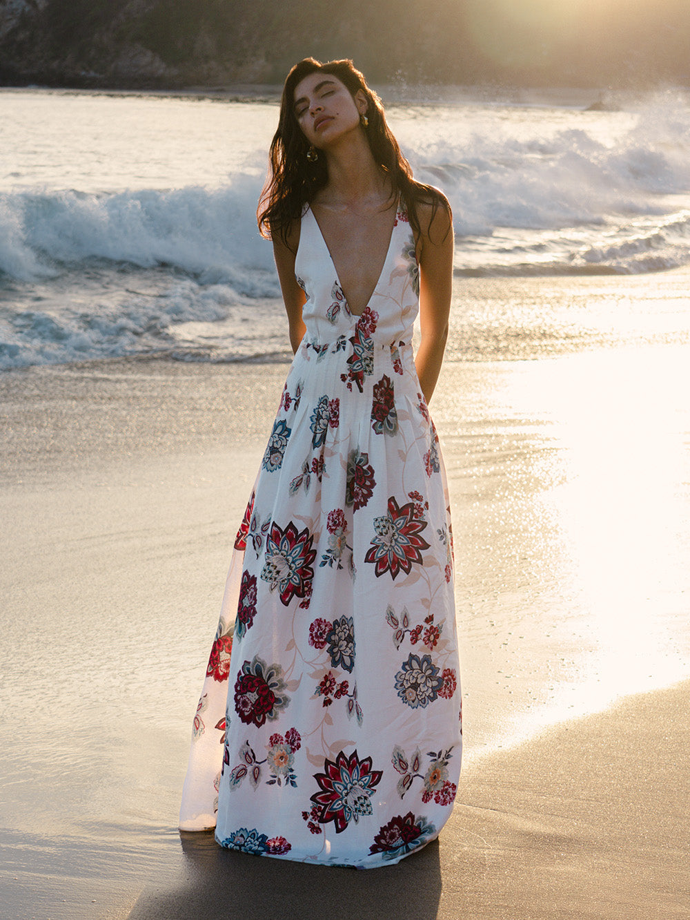 Provence Strappy Maxi Dress
