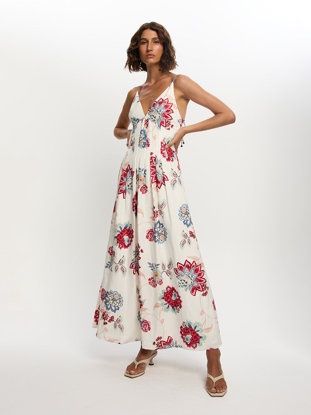 Provence Strappy Maxi Dress